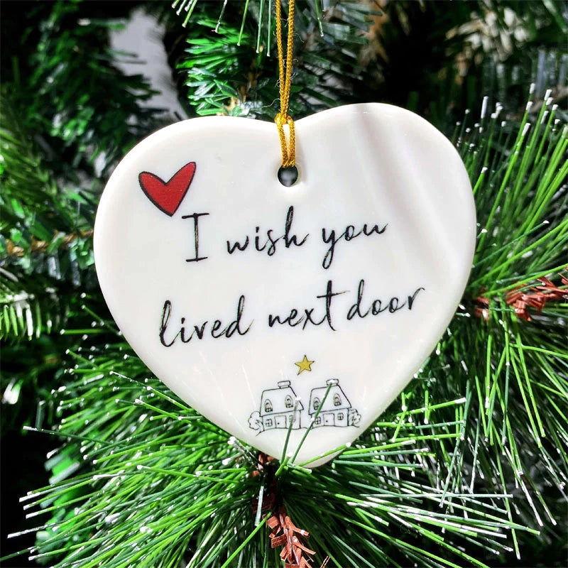 Christmas Pre-Sale  50% OFF✨Christmas Heart Hanging Ornament